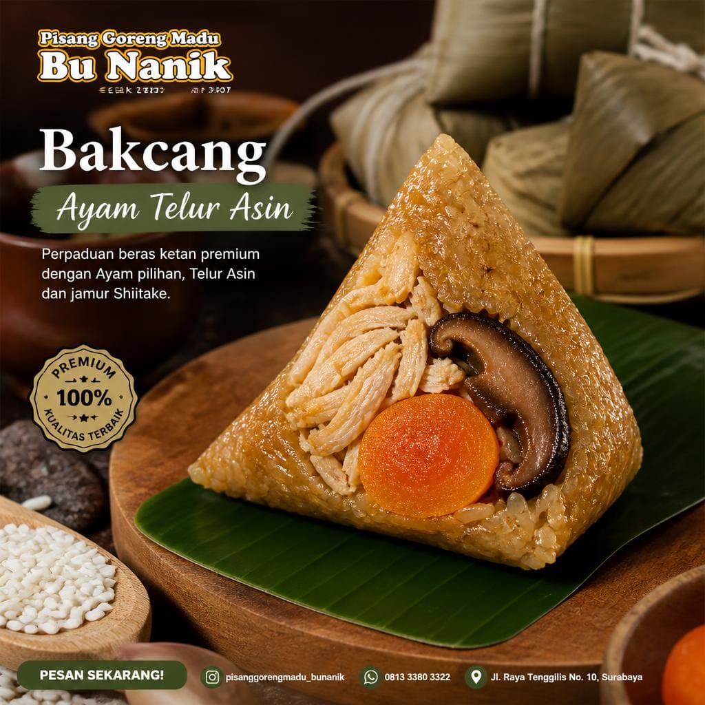 Bakcang Ayam Telur Asin Bu Nanik